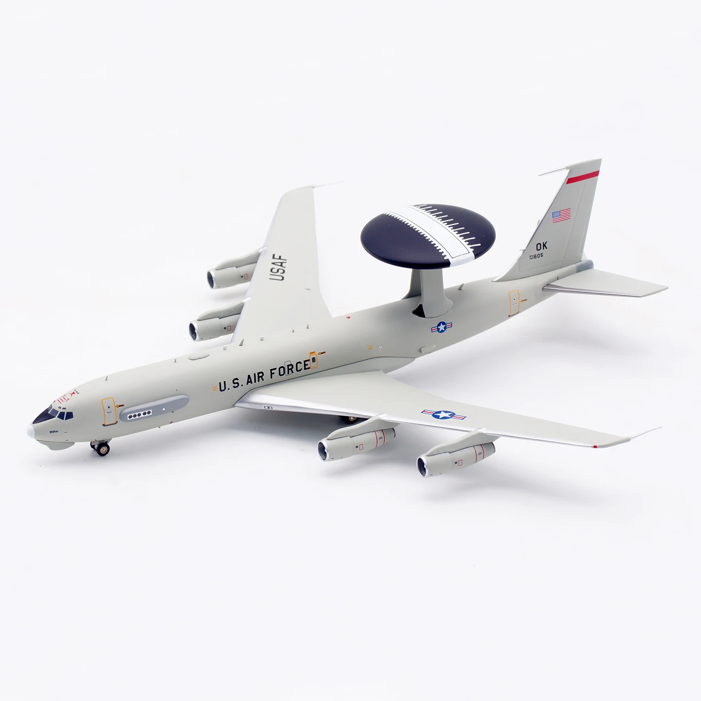 

IFE3USAF6051/200 ВВС США E-3B E3Sentry AWACS Модель 76-1605 Готовая модель продукта из сплава