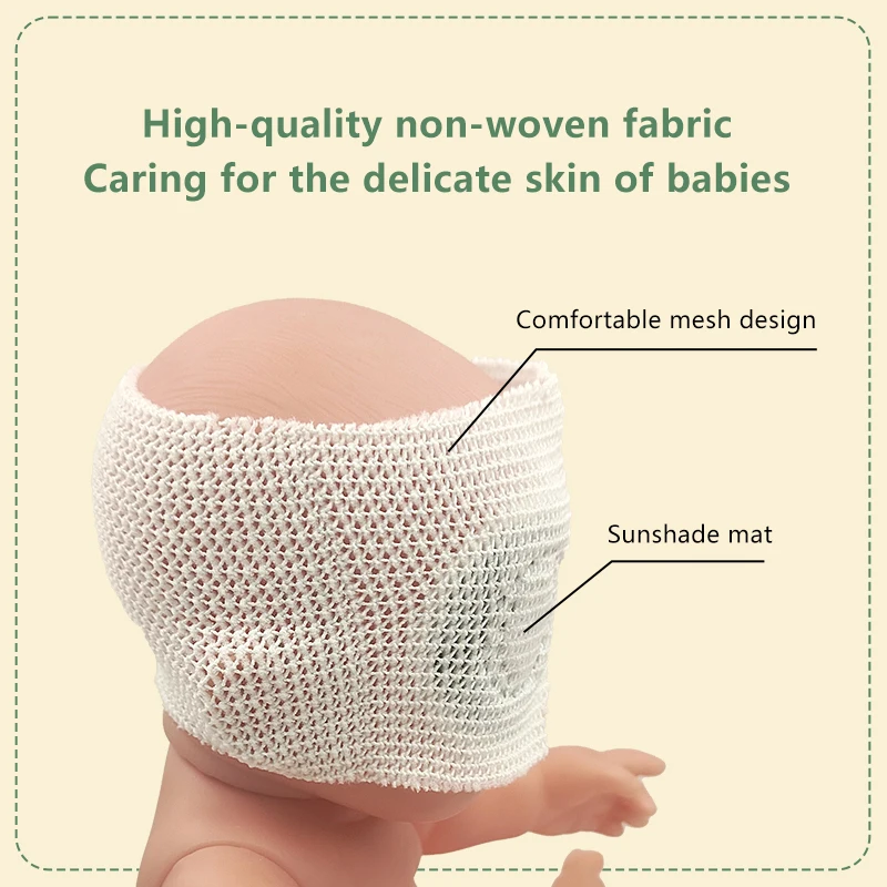 1 قطعة الوليد العلاج بالضوء قناع عين واقية الطفل مكافحة الضوء الأزرق Sunproof غطاء العين العلاج بالضوء أقنعة الطفل الضوء الأزرق #2