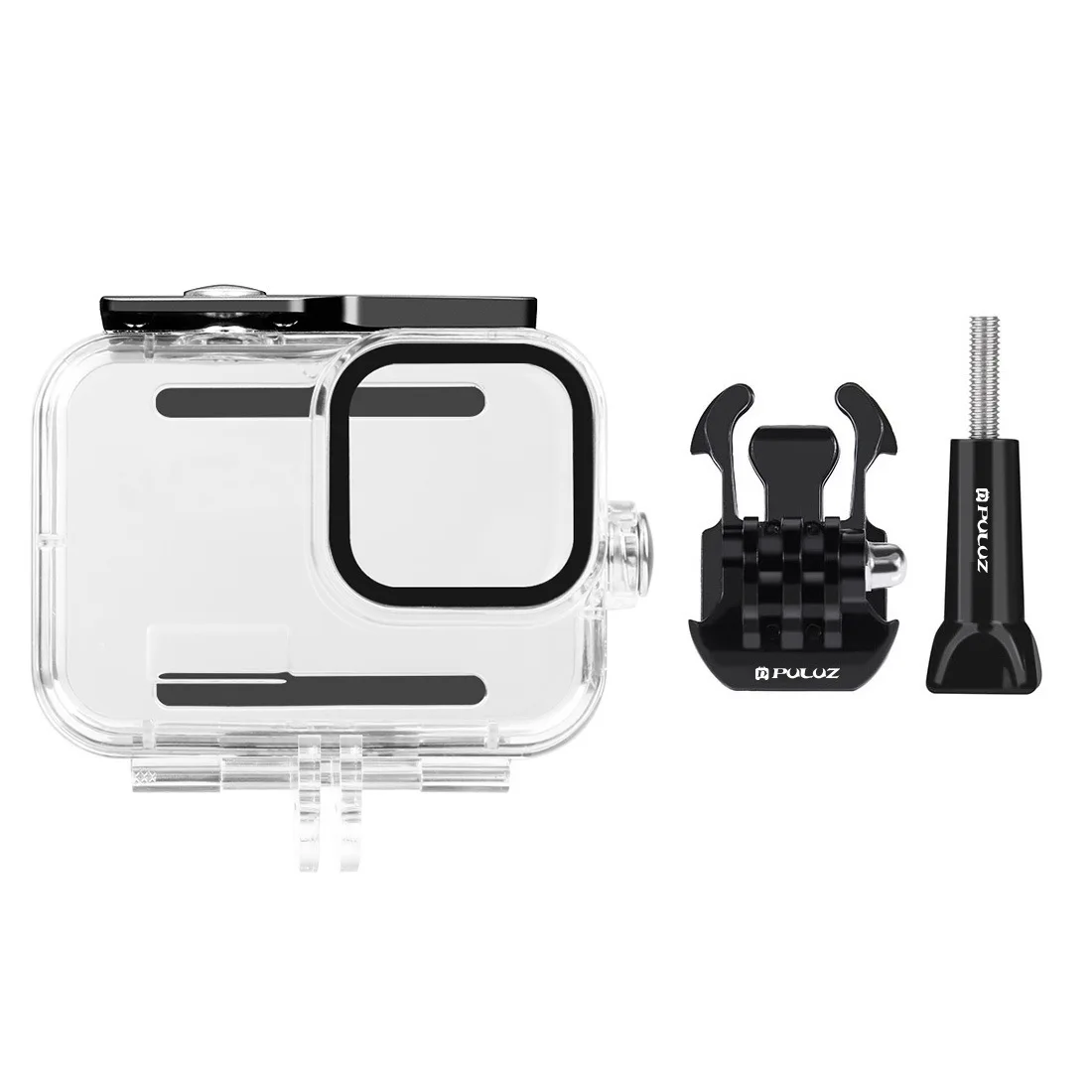 60 متر HD مقاوم للماء الإسكان واقية قذيفة ل GoPro بطل 13/12/11/10/9 الأسود السباحة الغوص عمل كاميرا الملحقات