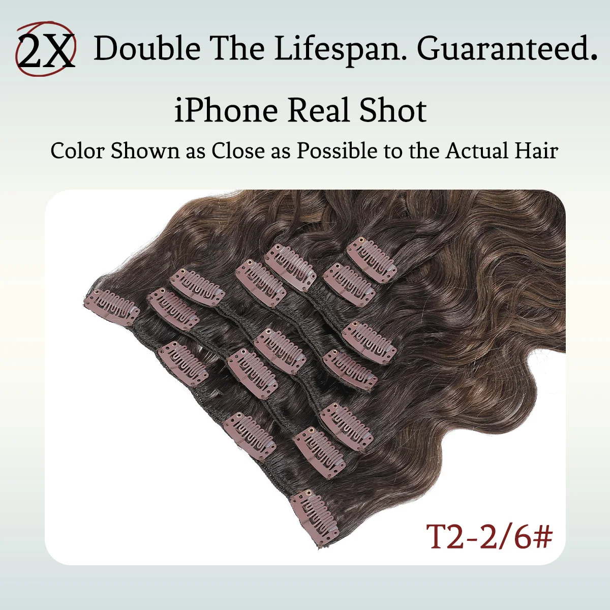 LOVELINE الجسم موجة كليب في وصلات الشعر مشبك شعر الإنسان Balayage 7 قطعة 120 جرام لحمة مزدوجة وصلات شعر شعر الإنسان للمرأة