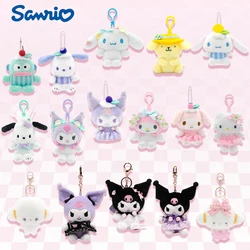 Sanrio Hello Kitty Cinnamoroll Kuromi Pochacco Melody Plush Toy Kawaii Doll keyring Home Room Decor Birthday Gift