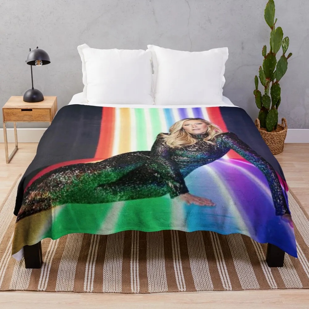 Helene Fischer Light Rainbow Throw Blanket Throw And Blanket