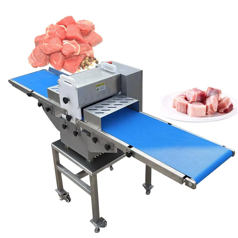 Chicken Meat Cutter Machine Meat Cube Cutting Machine Pork Cube Dicer