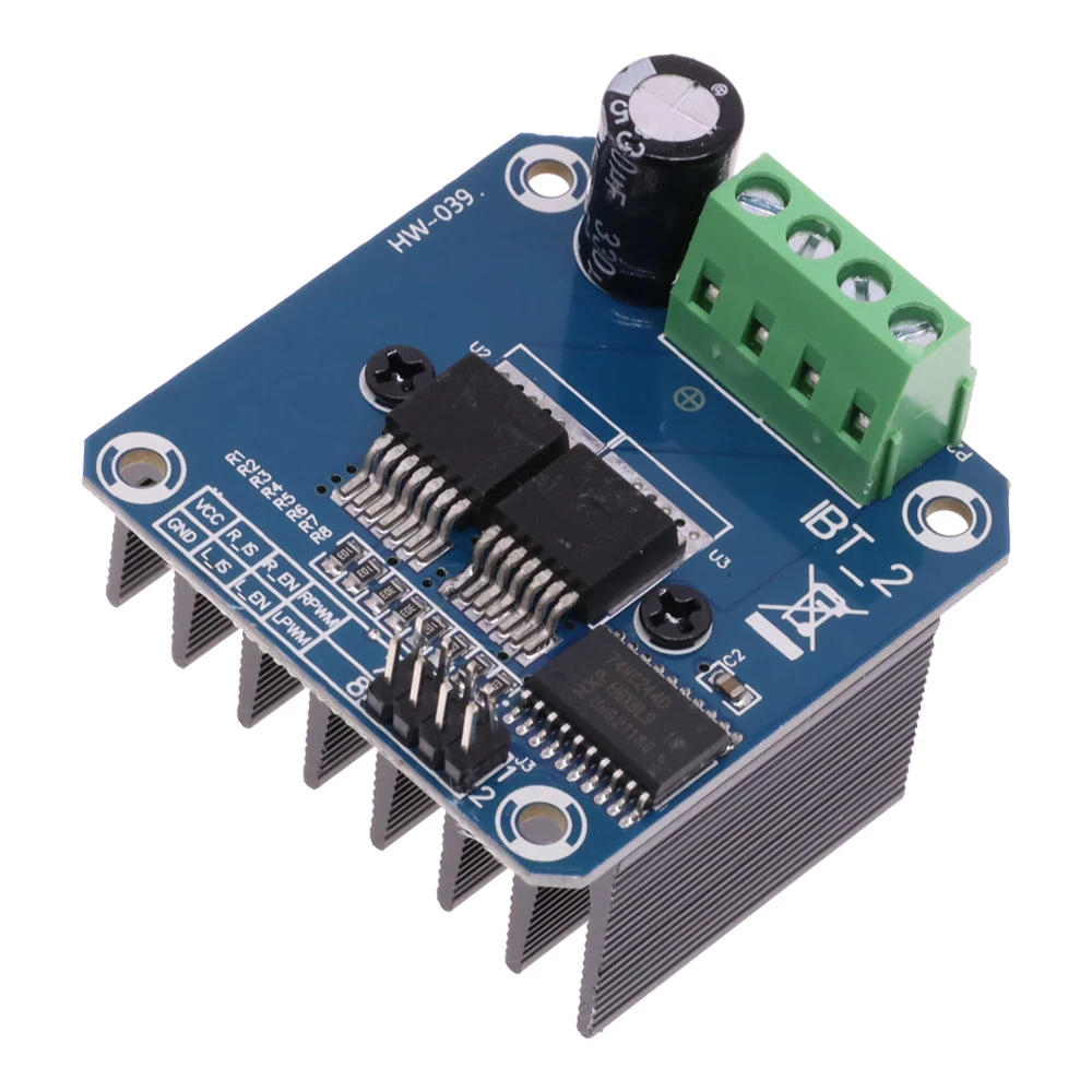 Double BTS7960 B BTS7960B DC 43A Stepper Motor Driver Module H-Bridge PWM Module For Arduino Smart Car