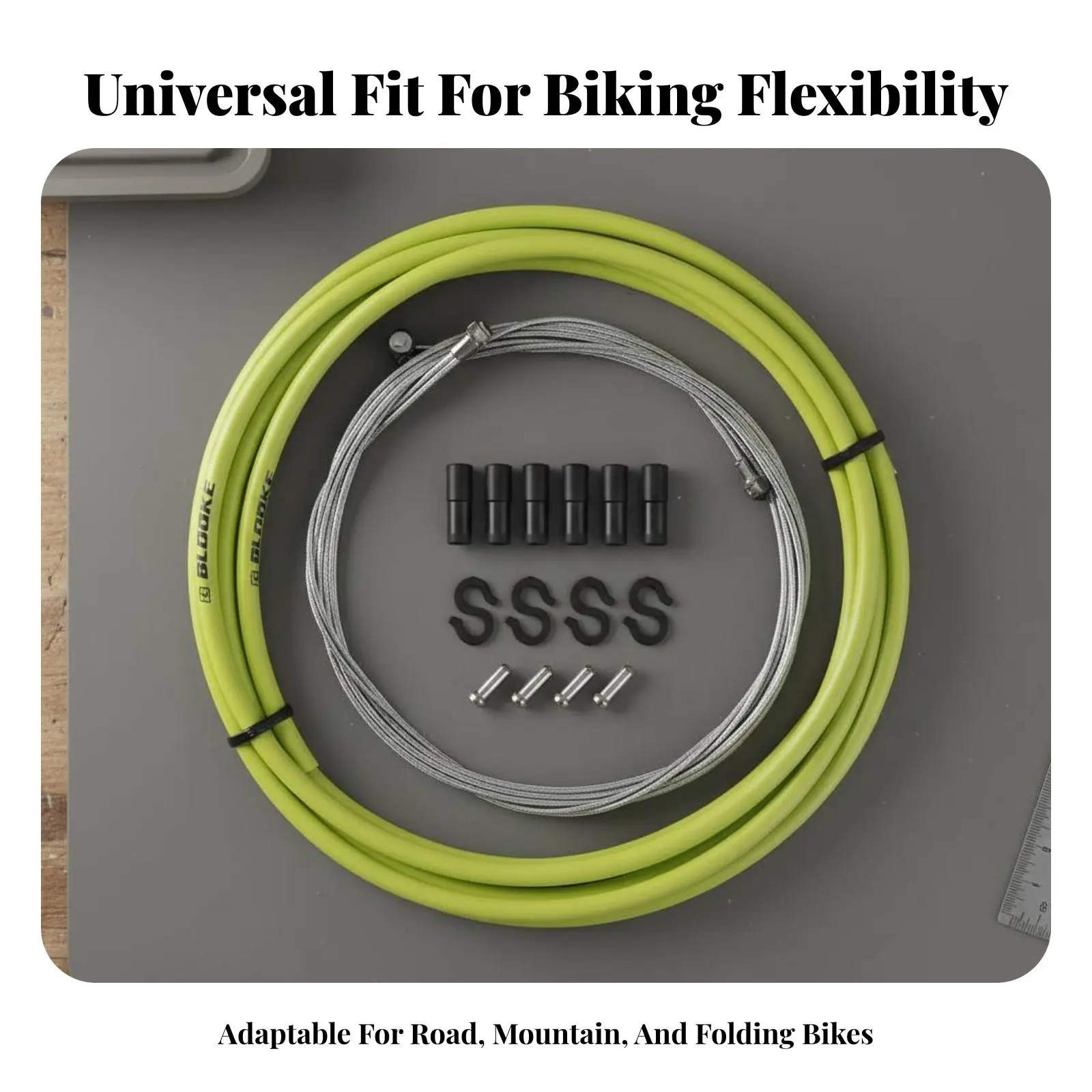 

Комплект тросов и рубашек для велосипедных тормозов и переключателей передач: износостойкий, универсальный, долговечный