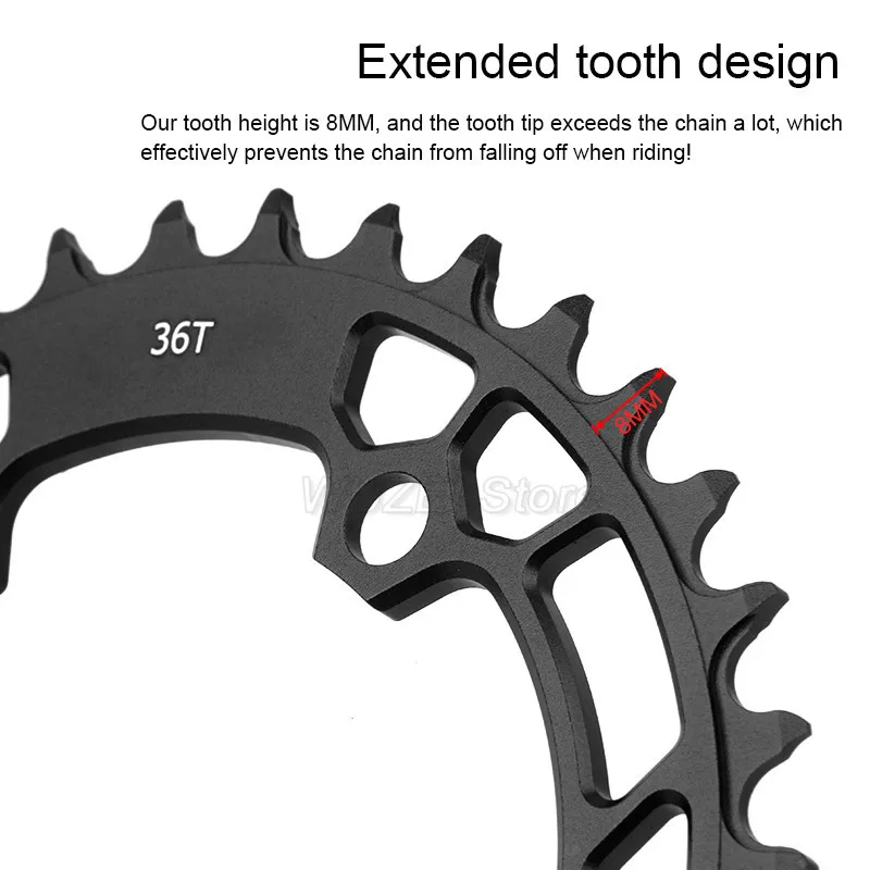 Rower górski MTB 96bcd Chainring 32T 34T 36T odpowiedni forShimano M4100/M5100/M8000/M9000 Chainwheel 8-12S akcesoria rowerowe