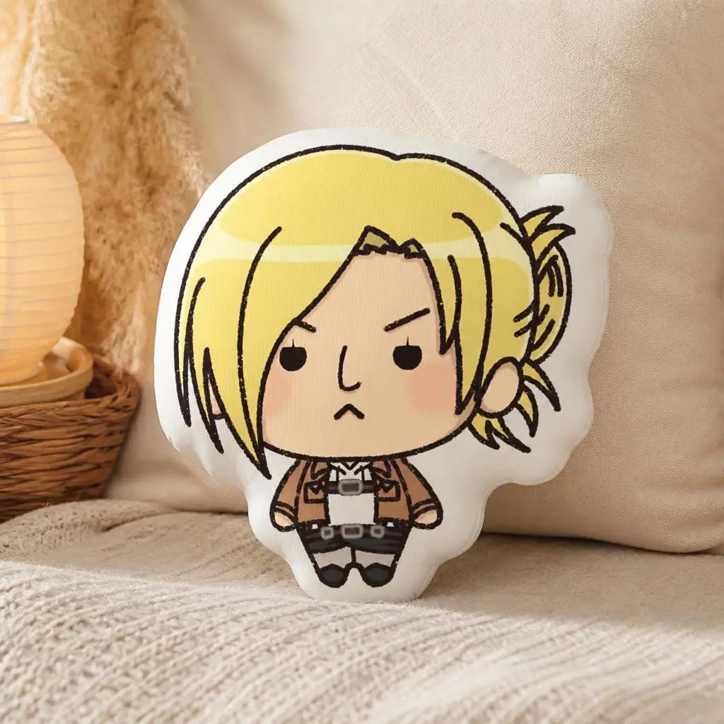 Annie AOT Armin Anime Plush Pillow Cushion Irregular Stuffed Throw Pillow Home Decor Gift Sofa Bed Couch