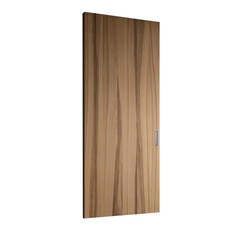 Trackless translating sliding door, simple paint-free hanging rail, silent bathroom partition
