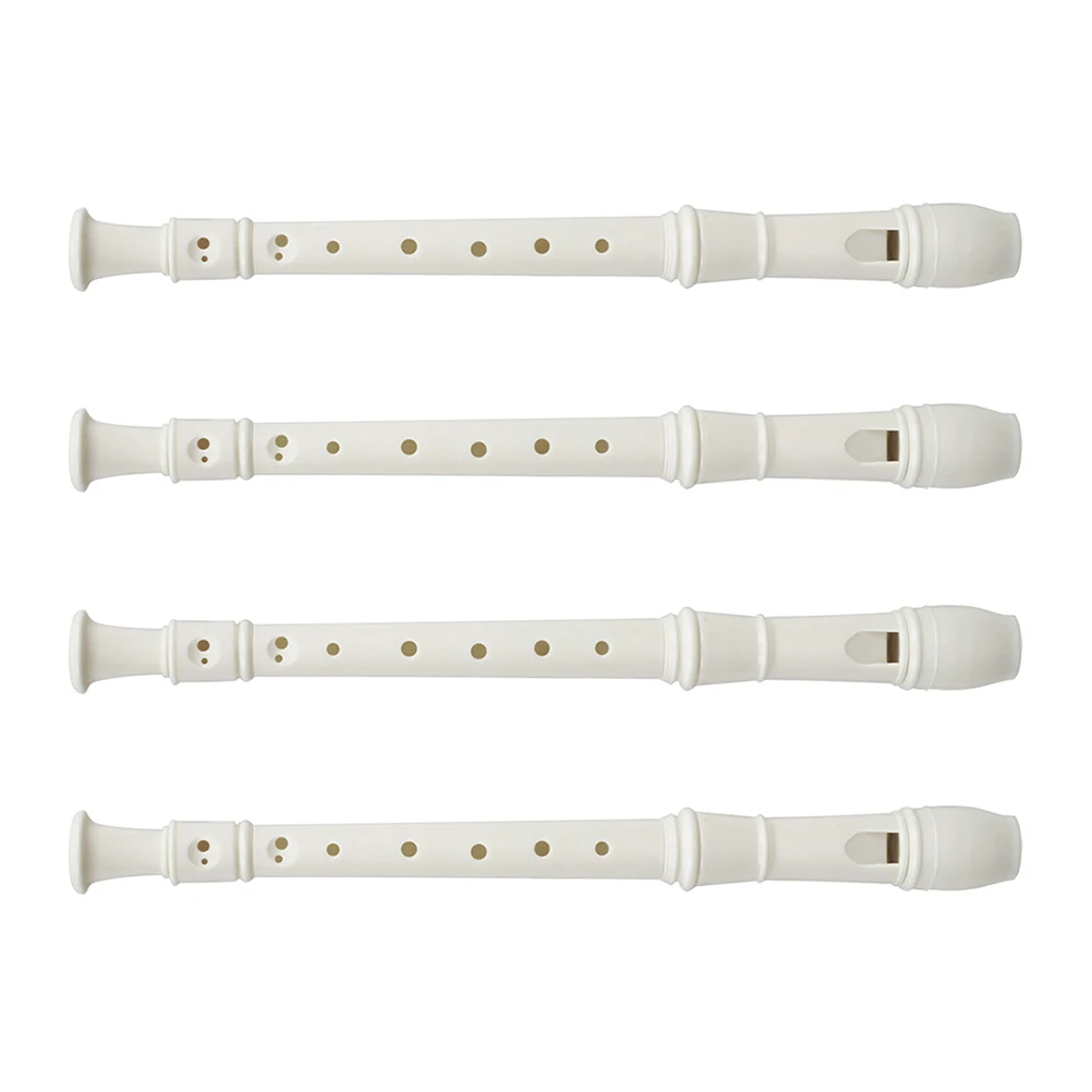 

4 set 4 Sets Children's Music Recorder ABS Resin Clarinet Wind Instrument 8 Hole Beginner Practice Toys Classroom Musical