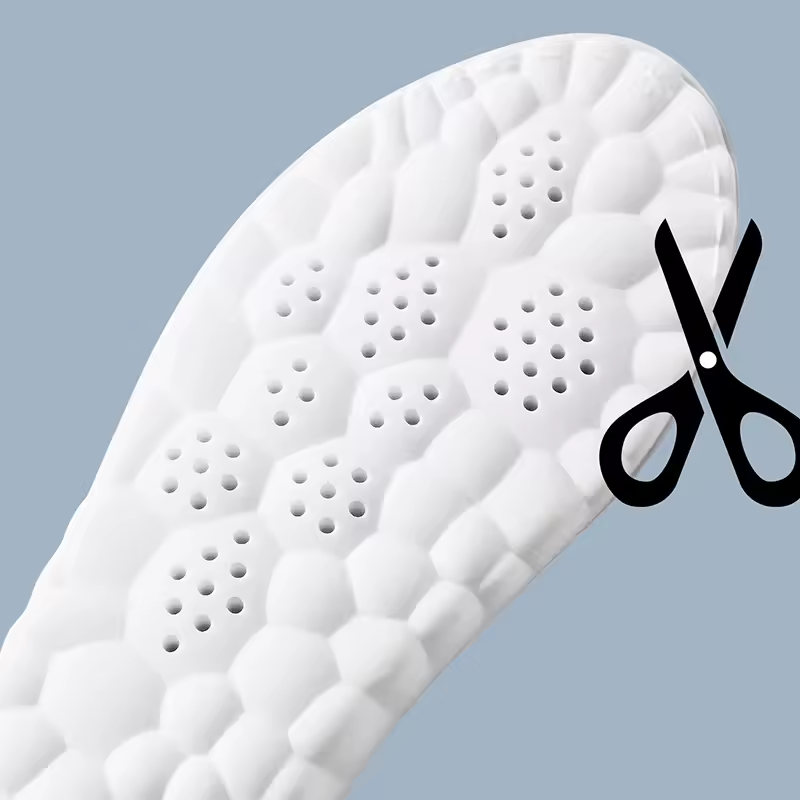 High Elasticity Latex Sport Insoles Soft Shoe Pads Arch Support Orthotic Insoles Breathable Deodorant Shock Absorption Cushion - Image 6