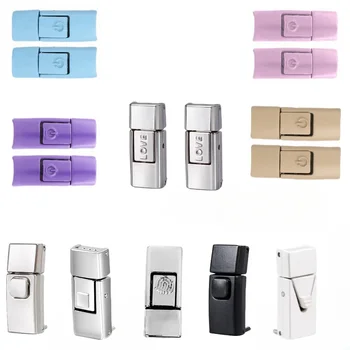 33 Stijlen Schakelaars Gesp Geen Stropdas Veters Druk Lock Elastische Kant Accessoires Zonder Stropdassen Veters Druk Vingerafdruk Liefde Gesp