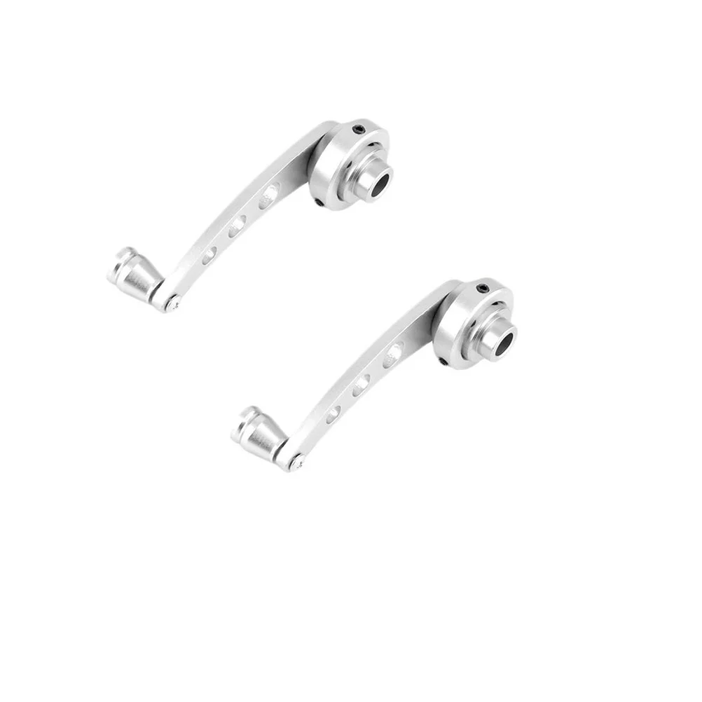 

1Pair Aluminum Universal Car Window Winder Cranks Handle Replacement Upgrade Kit Silver Door Glass Handles Fits Most Cars