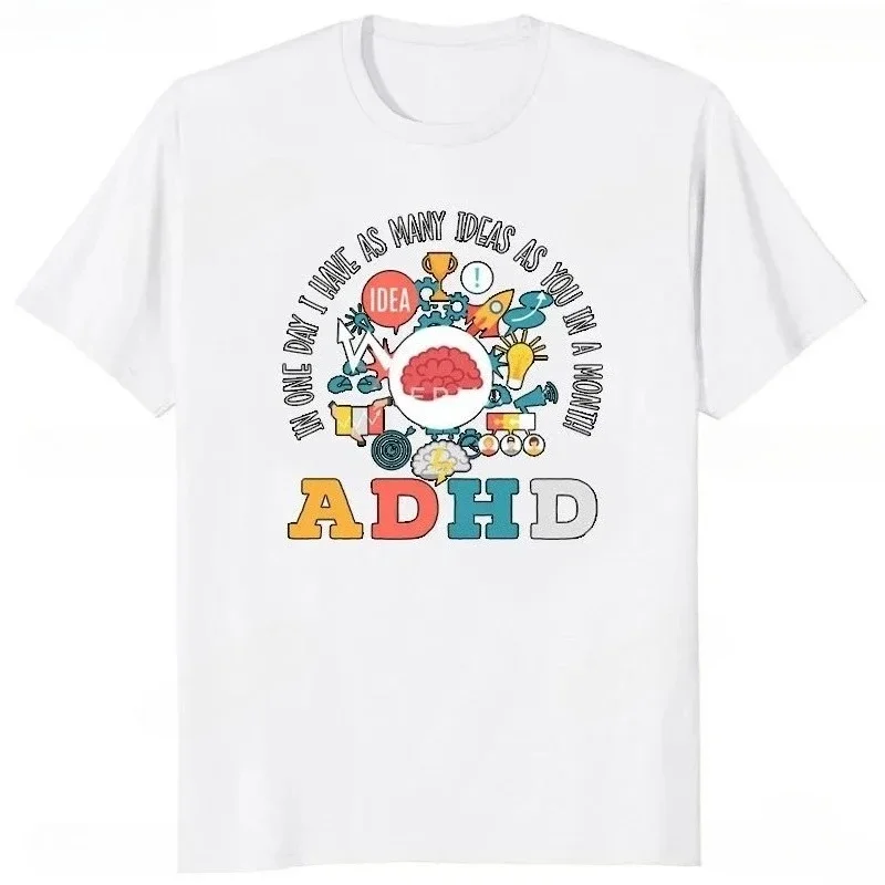 Fun T-shirts for Brain Neurodiversity, Autism Spectrum Disorder (ASD), and Attention Deficit Hyperactivity Disorder (ADHD)women