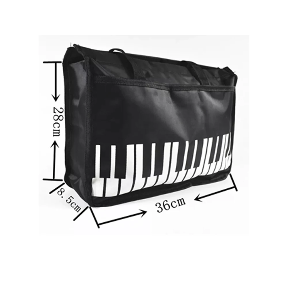 Portable Piano Sheet Music Bag Musical Handbag Large High Quality Piano Music Score Keyboard Patter Appliance Shoulder Bag