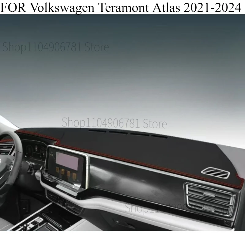 

Для Volkswagen Teramont Atlas 2021-2024 автомобильный коврик для приборной панели, коврик для приборной панели, солнцезащитный козырек, чехол для приборной панели, аксессуары для ковров