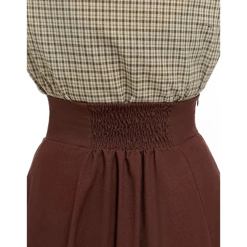 

25COSmiccostumes, женский викторианский наряд, средневековый костюм эпохи Возрождения, эдвардианская блузка, комплект с юбкой и аксессуаром