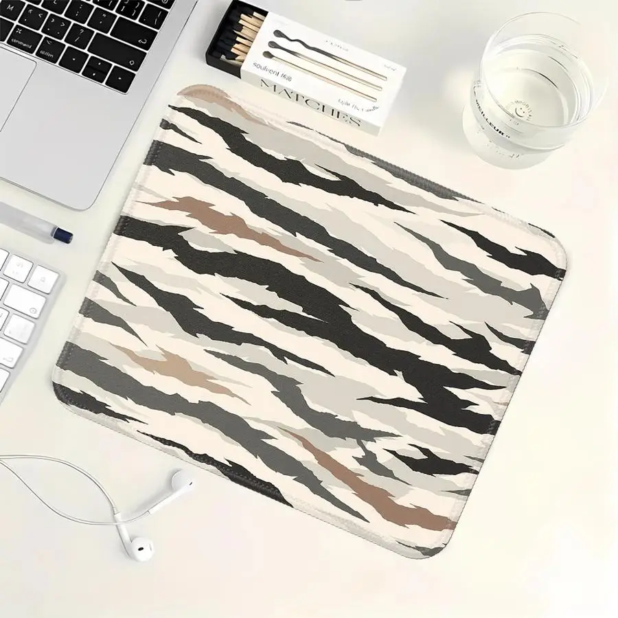 

Abstract Stripe Print Anti slip Mouse Pad office Pad Game Console Pad Keyboard Mouse Pad Desk accessories Computer Laptop Pad