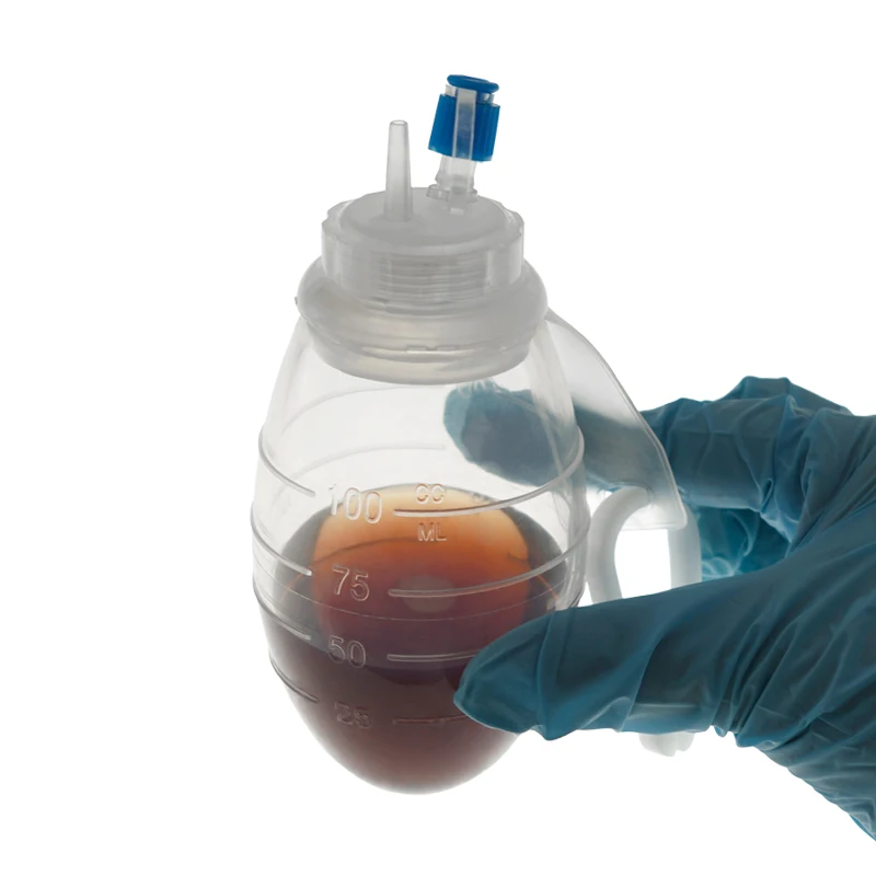 BamuCare 1PC Medical Silicone Negative Pressure Ball 100ml/200ml/400ml Wound Drainage Silicone Reservoir Drainage Ball