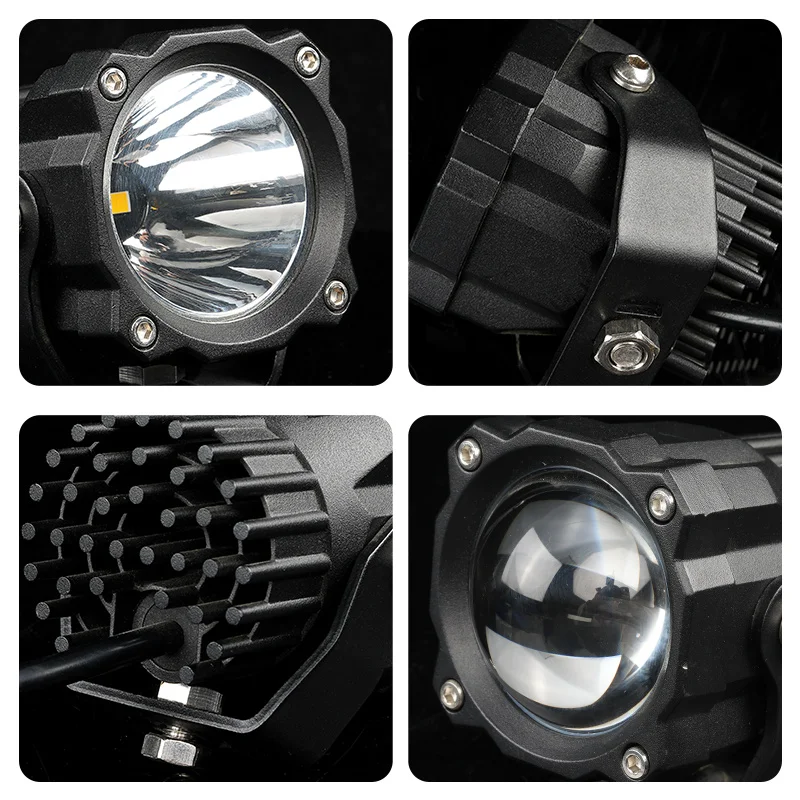 

3 Inch 8D Lens Led Work Light 6000K White 3500K Yellow Flush Mount Driving Light Fog Lights for Car Truck Suv 4x4 4WD 12V 24V