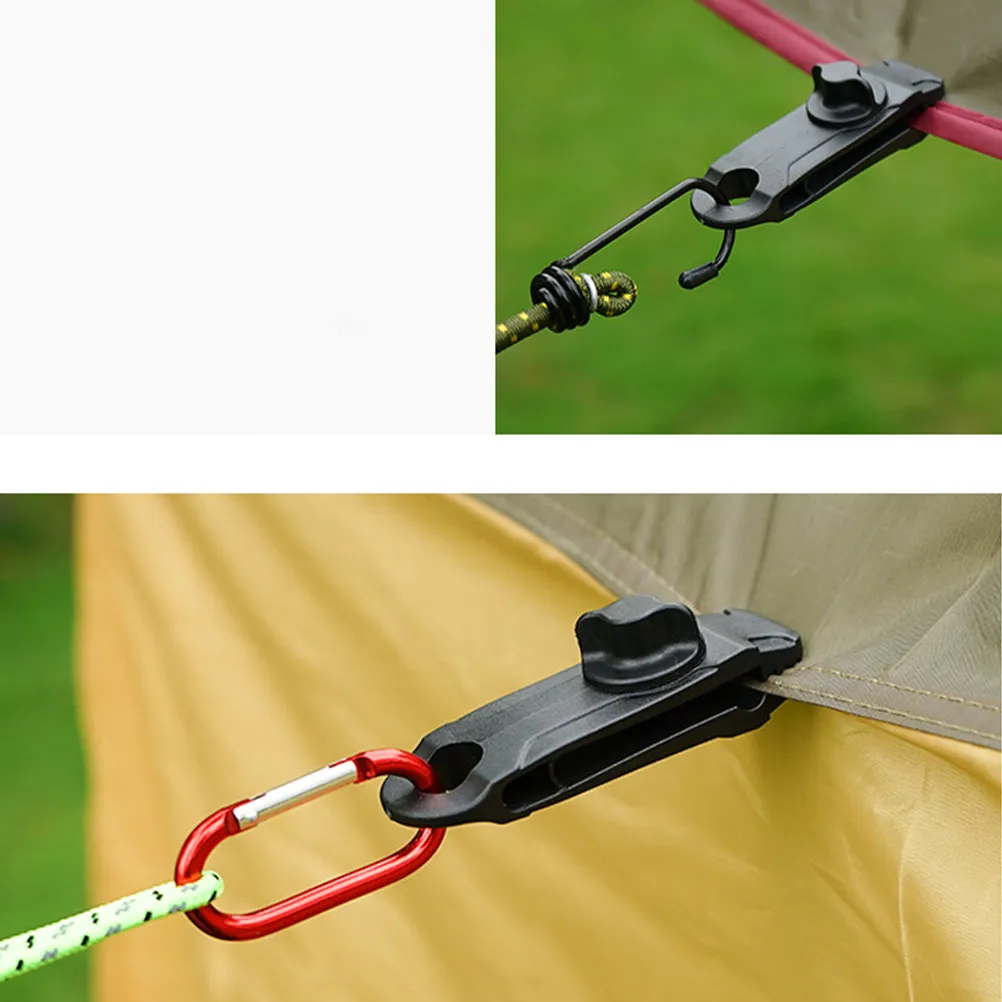 4Pcs Professional Shape Tent Pegs with Teeth Grip Spiral Lock Design Heavy Rain Ground Anchor for Outdoor Camping Sailing