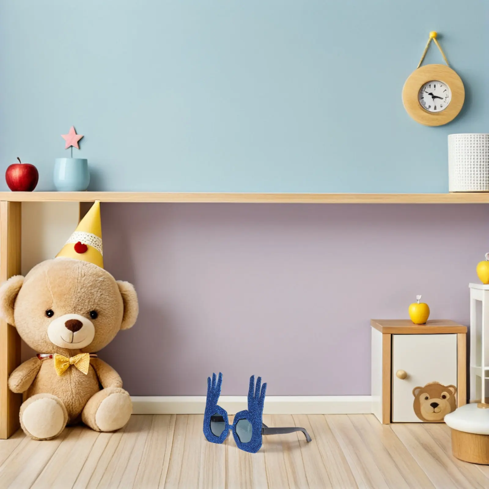 

4Pcs Finger Glasses Ok Hand Gesture Novelty Sunglasses Party Props Prank Glasses Unique Party Eyewear