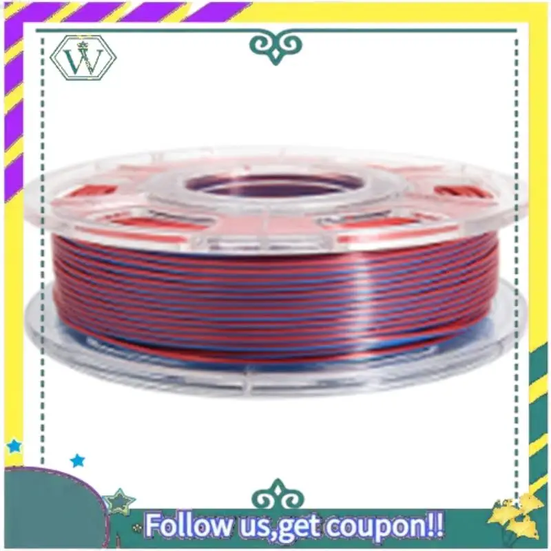 

A28Q-3D Расходные материалы для печати PLA Silk двухцветная нить 1 кг 1,75 мм Расходные материалы для 3D-принтера Запчасти для принтера Аксессуары