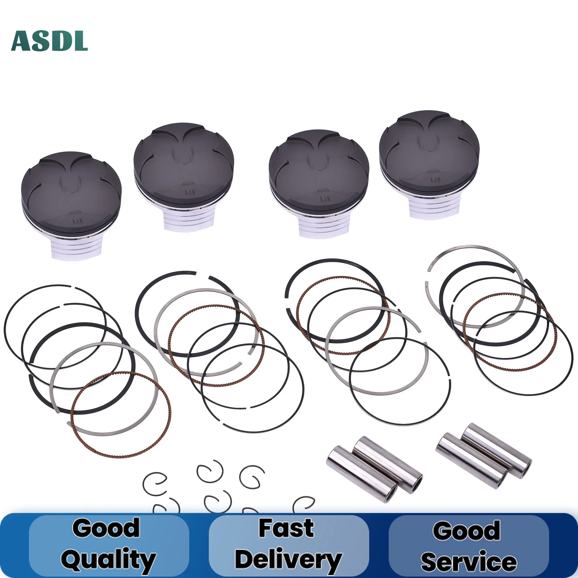 

4set 67mm 67.25mm 67.5mm 67.75mm 68mm Motorcycle Engine Piston Rings For Honda CBR600RR ABS F5 2023 CBR600 CBR 600 RR 4A 5AC 13