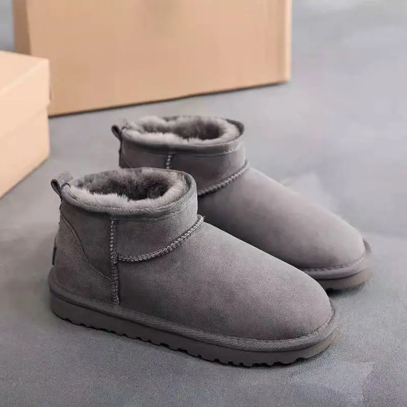 أستراليا مصمم النعال تسمان تاز رقيق النعال الكستناء الشتاء الفراء منصة التمهيد النساء الرجال الانزلاق على الأحذية الجلد المدبوغ الخردل s