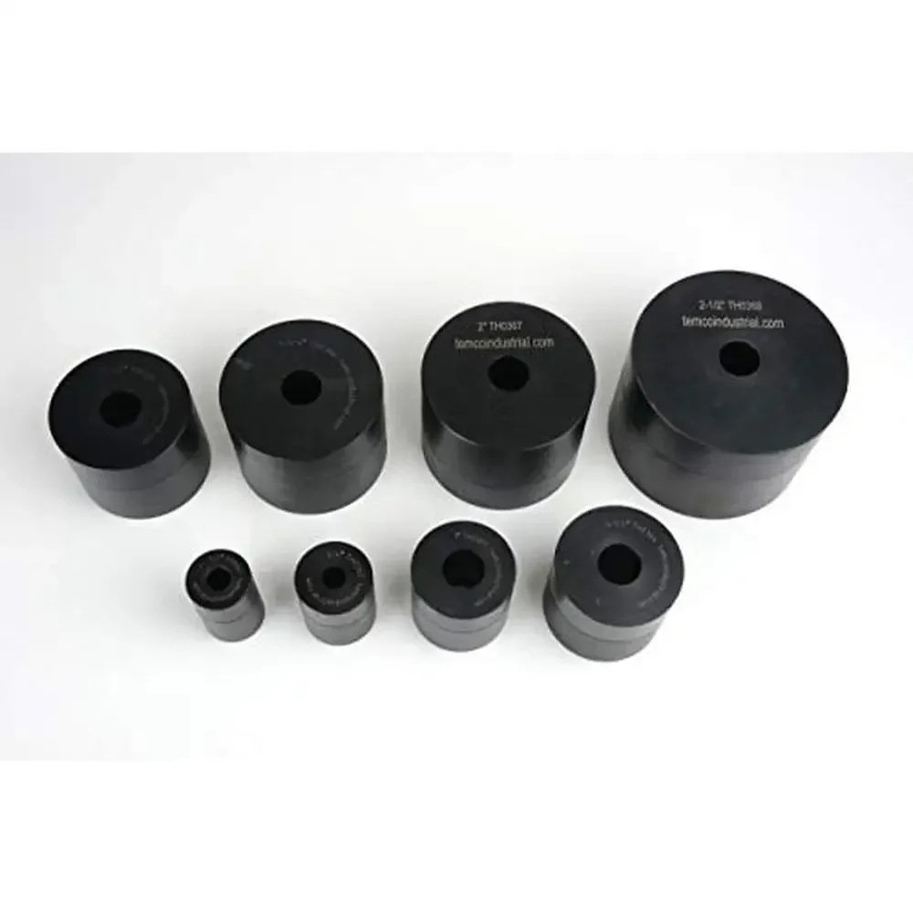 Zestaw 8 szt. wykrojników do otworów rozszerzanych z wgłębieniami, hydrauliczny napęd, kompatybilny z wykrojnikami, hartowana stal narzędziowa.