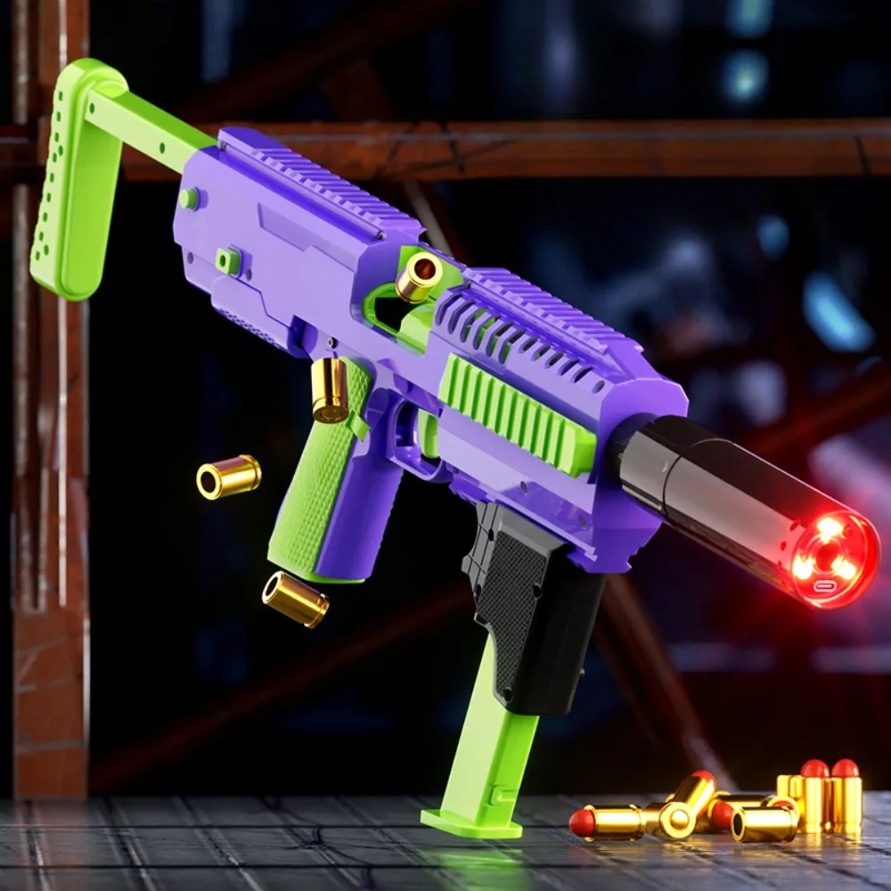 3D Radish Toy Gun Model Shell Throwing Combat Master 2011 Pistol Continuous Firing Soft Bullet Outdoor Cs Game for Children Gift