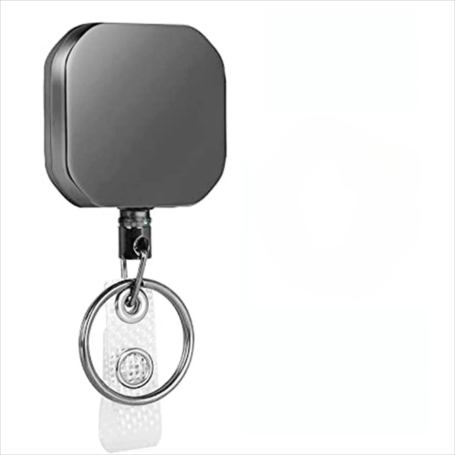 Anti-loss and Easy-to-pull Buckle of Retractable Key Chain Belt Badge Reel Clip Square Accesorios Para Auto Key Chain