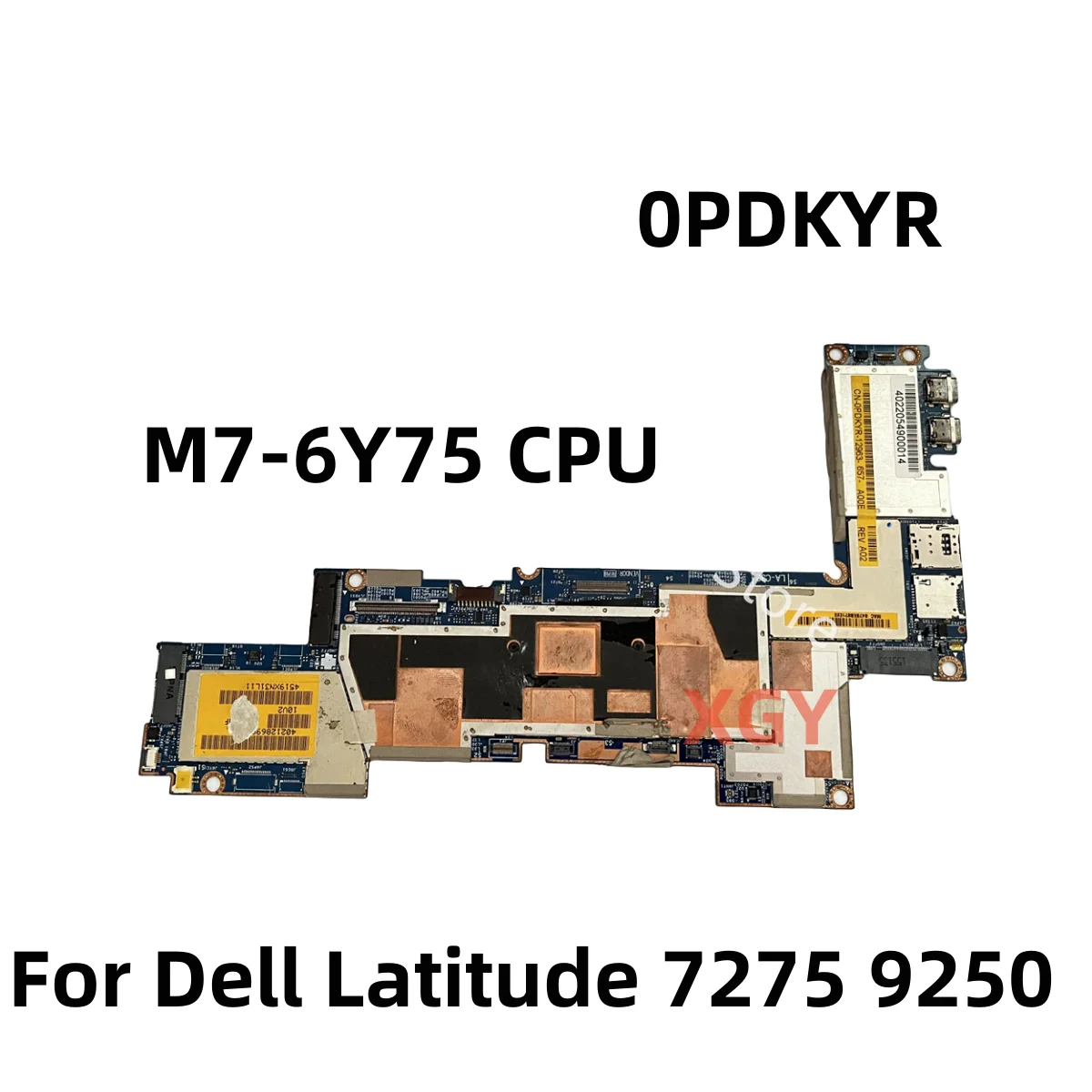 

LA-C321P CN-0PDKYR 0PDKYR PDKYR оригинальная материнская плата для ноутбука Dell Latitude 7275 9250 с процессором SR2EH M7-6Y75 100% полное тестирование