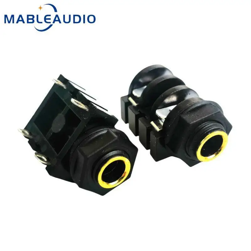 5PCS Premium Switch 4-pin 6-pin CLIFF JACK 6.35 Large 2-core Large 3-core Female Head Audio Stand 6.5 Stereo Socket