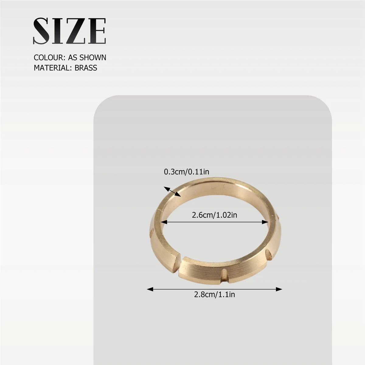 AT77 Автомобильное латунное фланцевое кольцо, подходящее для Golf Jetta Passat для Audi A3 TT 020409374