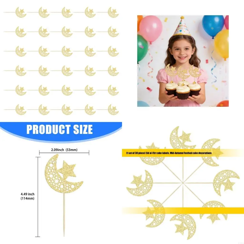 pacote-30-decoracoes-bolo-facil-insercao-com-lua-e-estrela-para-celebracoes-casa