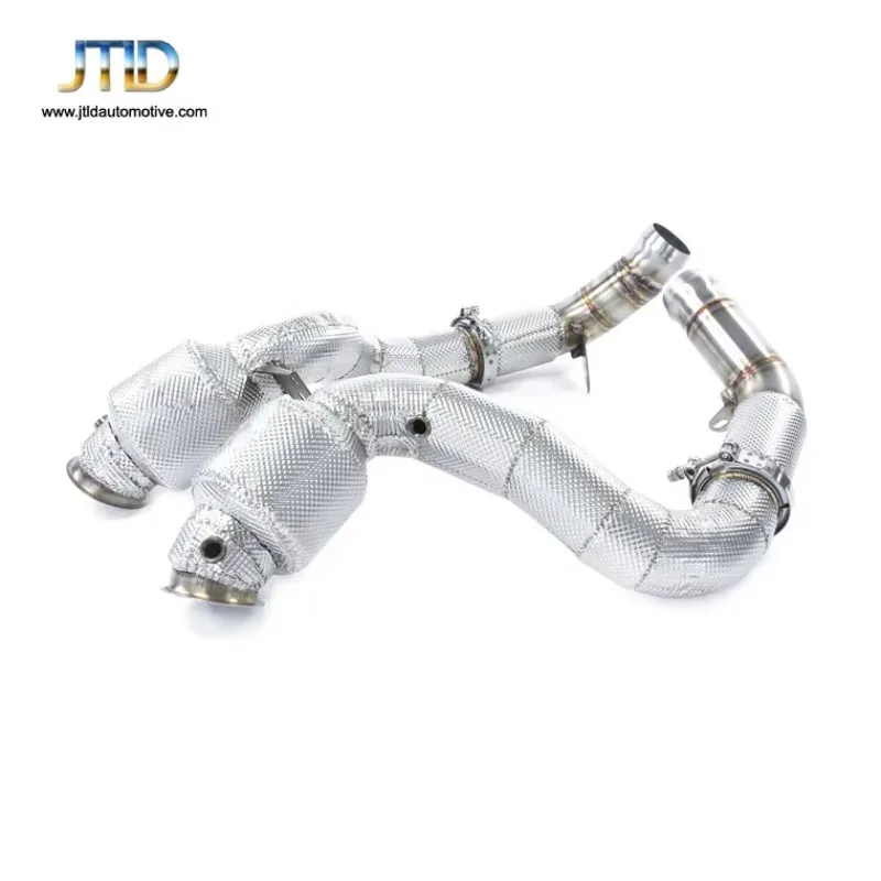 JTLD High Performance Exhaust System Valvetronic Exhaust Downpipe For Mercedes Benz AMG GT63S