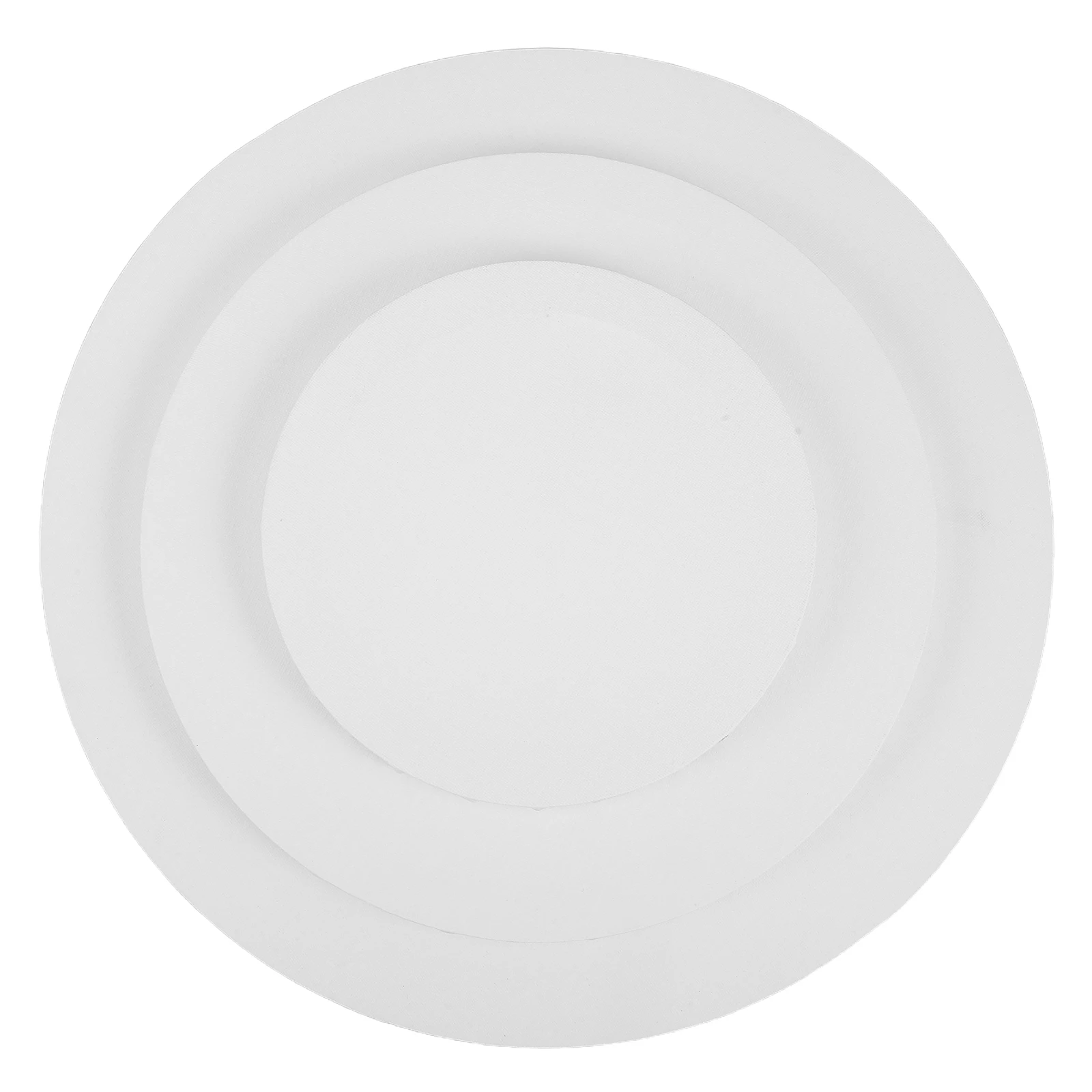 

3Pcs Round Cotton Canvas Boards Oil Painting Frames 20 30 40cm Circular Stretched Canvas Panels for Artists Art Supplies