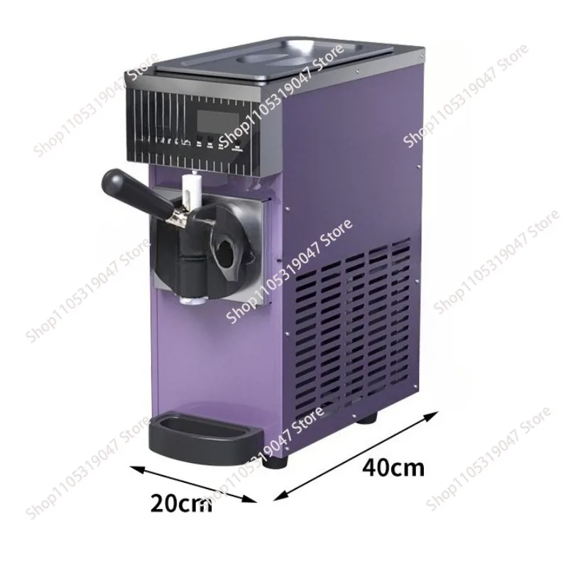 Commercial 3 Flavor Soft Serve Ice Cream Maker Machine - Countertop Hard Ice Cream Cone & Dessert Maker