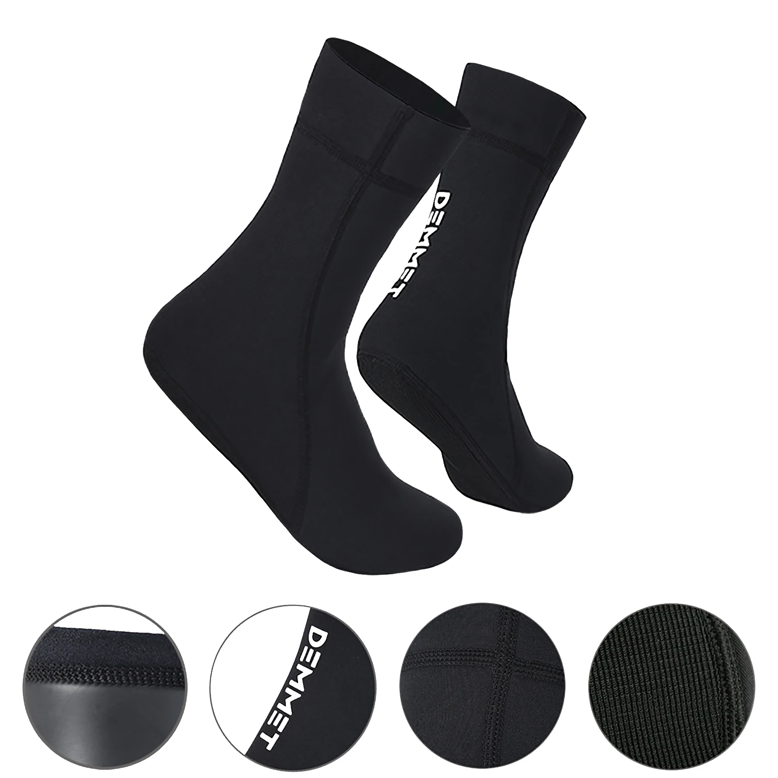 Diving Socks 3mm/5mm Neoprene Elasticity Wetsuit Socks Men Women Beach Water Surf Shoes Thermal Non-slip Swimming Boots 1.5mm