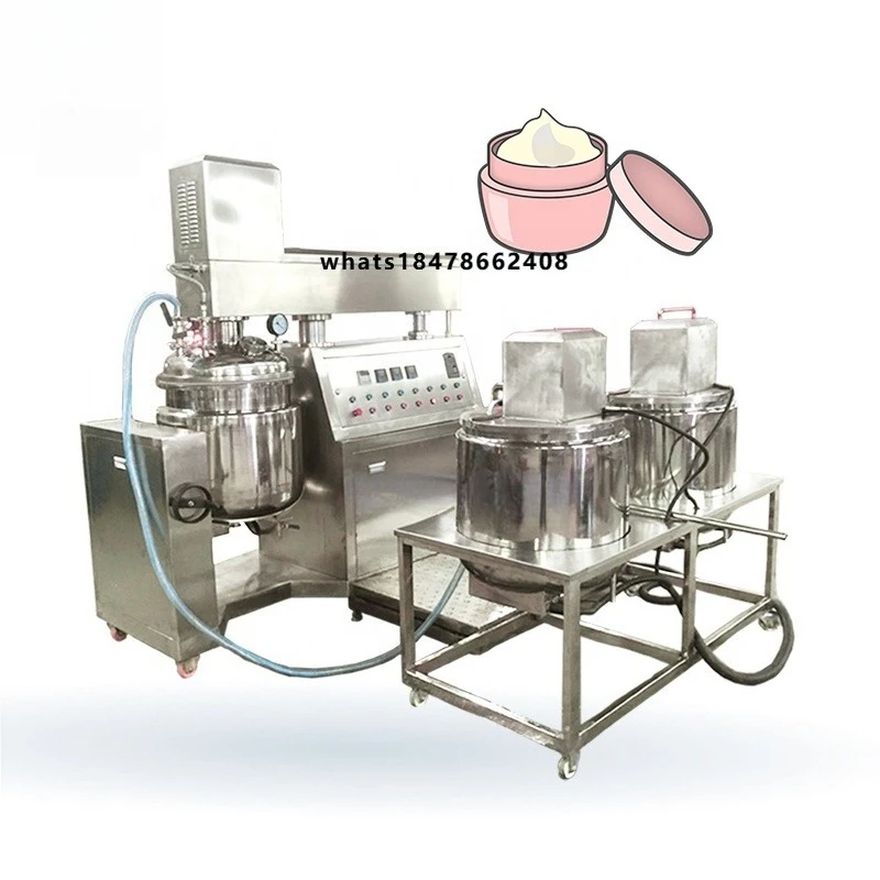 Ointment Vacuum Emulsifying Mixer Body Lotion Mixing Cosmetic Cream Toothpaste Making Machine
