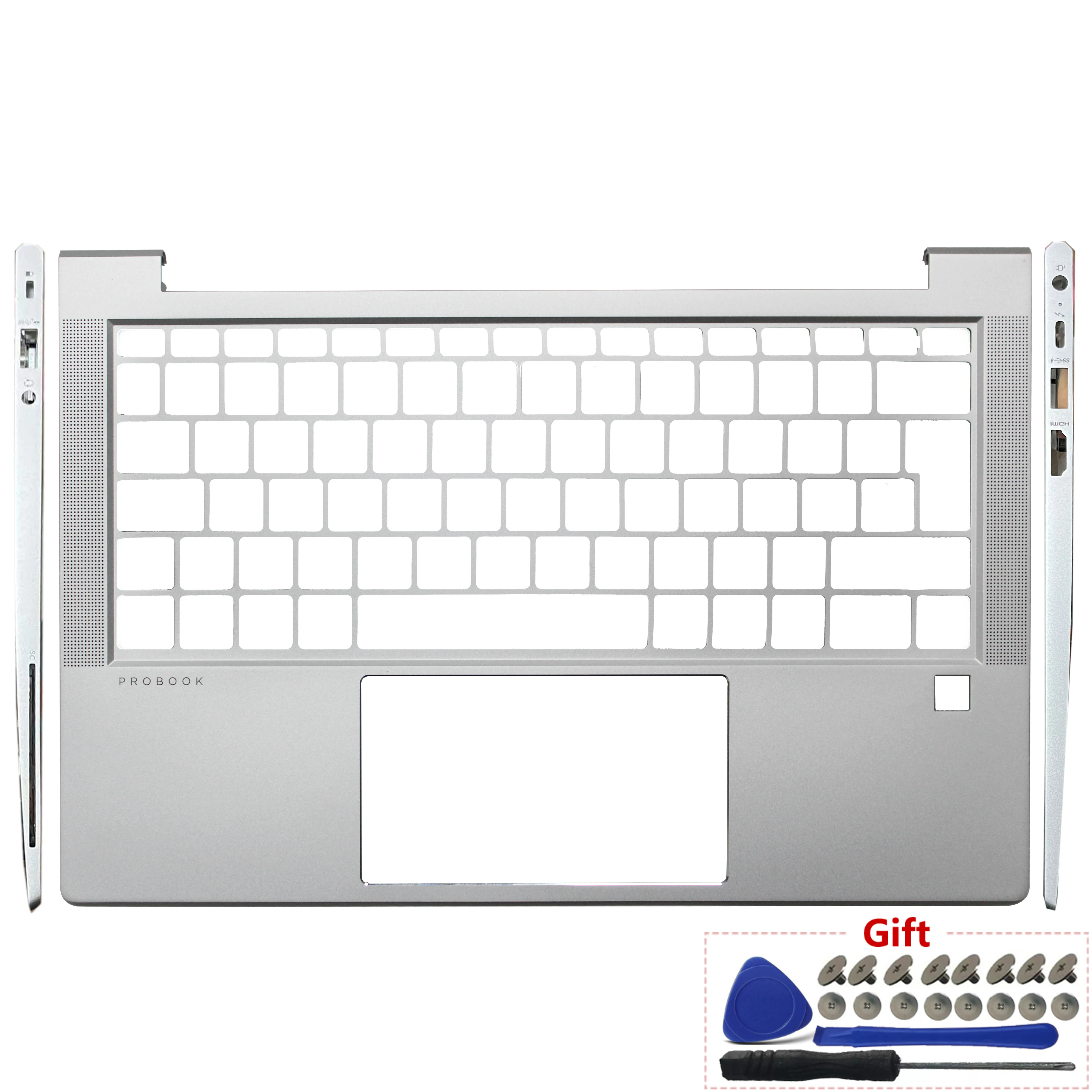 Imagem -06 - Palmrest Portátil com Tampa Superior Retroiluminada Eua e Teclado de la M21190001 hp Probook 430 g8 430 g9 Zhan 66 13 g4 g5 Top Case Novo