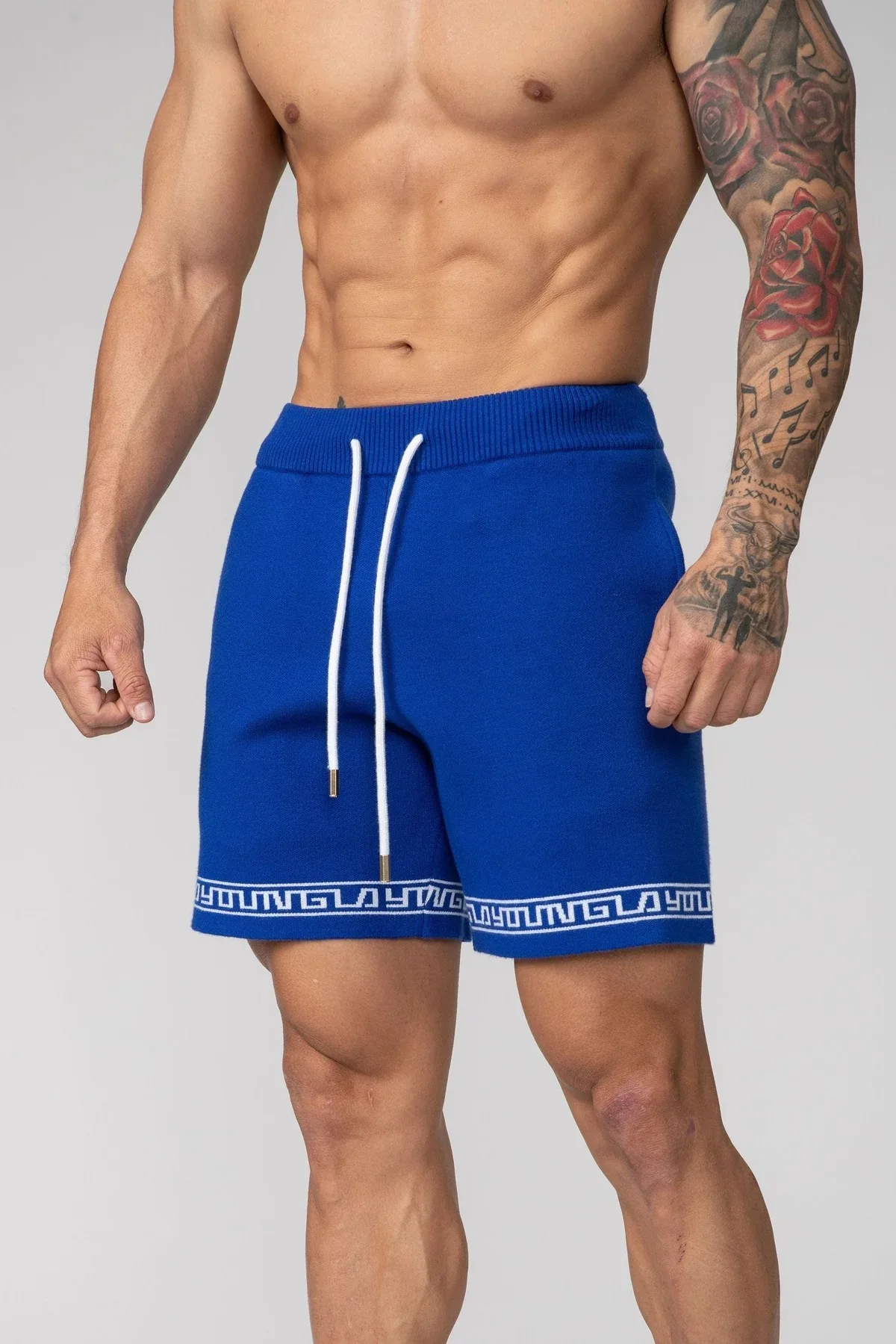 2024 New Men's Shorts Sports Casual Mesh Shorts Quick Drying Breathable Printed Outdoor Beach Pants Running Training Shorts