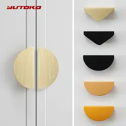 2/5/10PCS Gold Cabinet Storage Handles Black Dressers Cupboard Closet Wardrobe Pulls Drawer Knob Door Furniture Handle Hardware