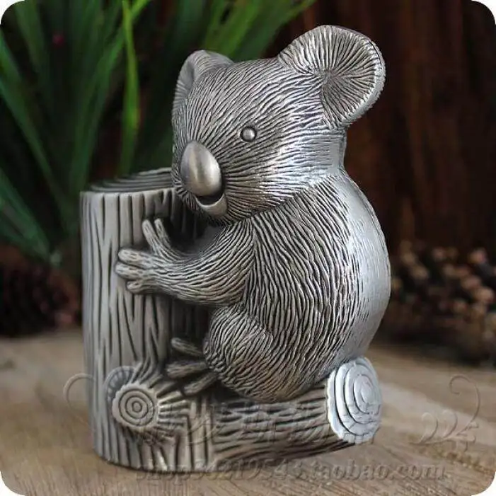 Creative Sloth Piggy Bank Russian Tin Piggy Bank Koala Metal Coin Piggy Bank Koala Koala