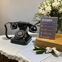 Grabadoras de cinta de Audio de boda antigua, registro de información de reunión, grabación de mensajes, Retro, escultura, Audio telefónico, libro de visitas