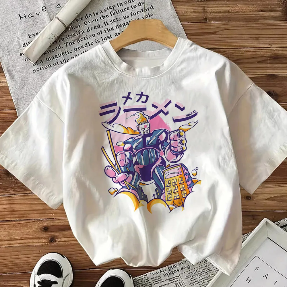 Jojo’s Bizarre Adventure top tees girl scene  Retro streetwear party 2000s t-shirt y2k gyaru meme scene  clearance sales