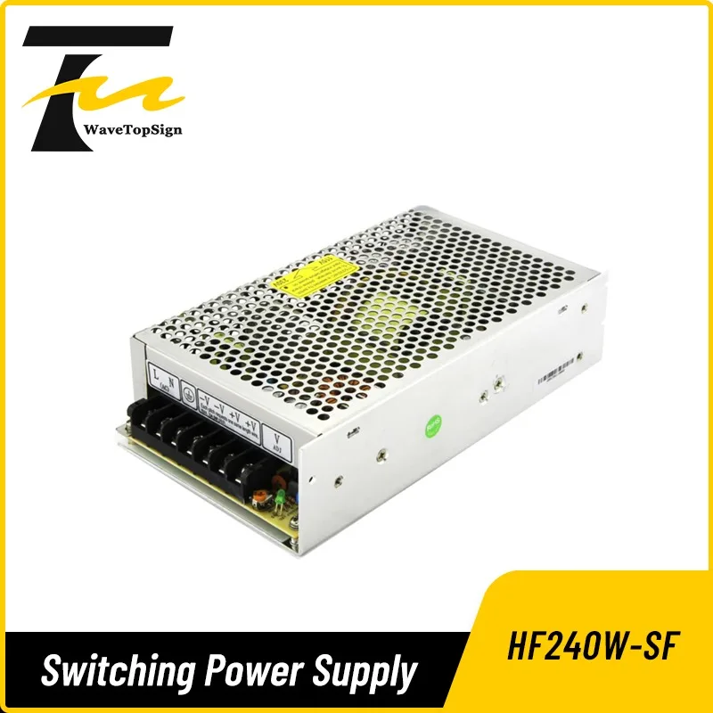 

wavetopsign HF240W-SF-24 Power Supply 110/220VAC to DC24V 10A Single Output Industrial DC Switching Power Supply