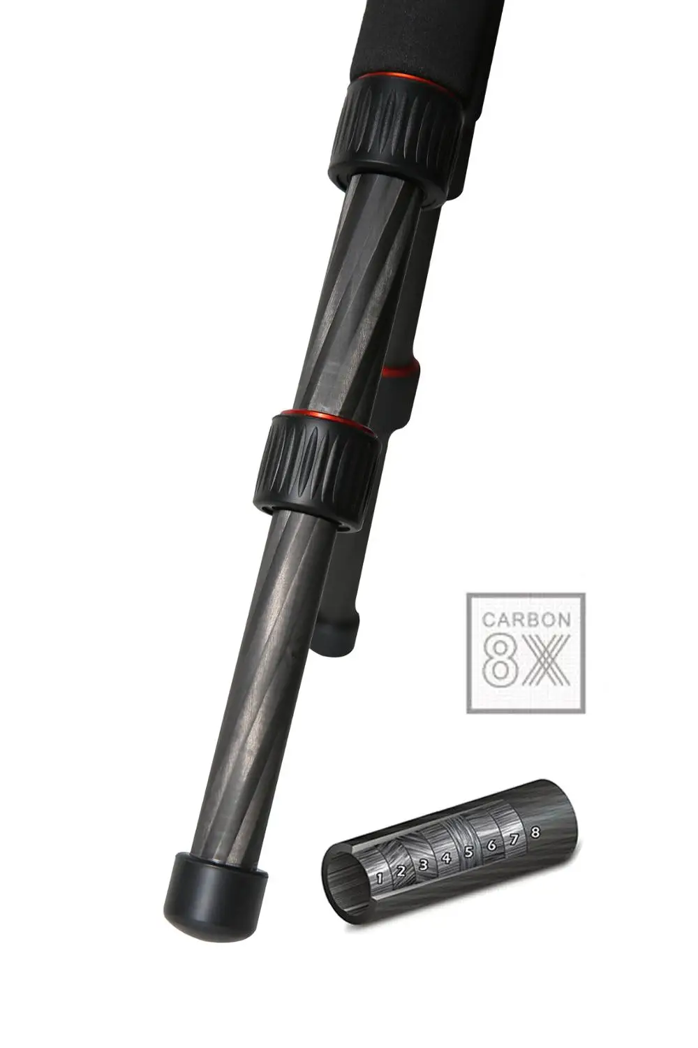 Fotopro Carbon Fiber Lightweight Portable Compact Micro Shooting Mini Tripod for DSLR Mirrorless Camera