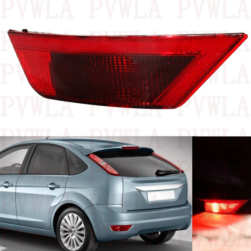 

Left Side Rear Bumper Reflector With Halogen Bulb 8V4115K273AA / 8V4115K273AB For Ford Focus 2008 2009 2010 2011 2012