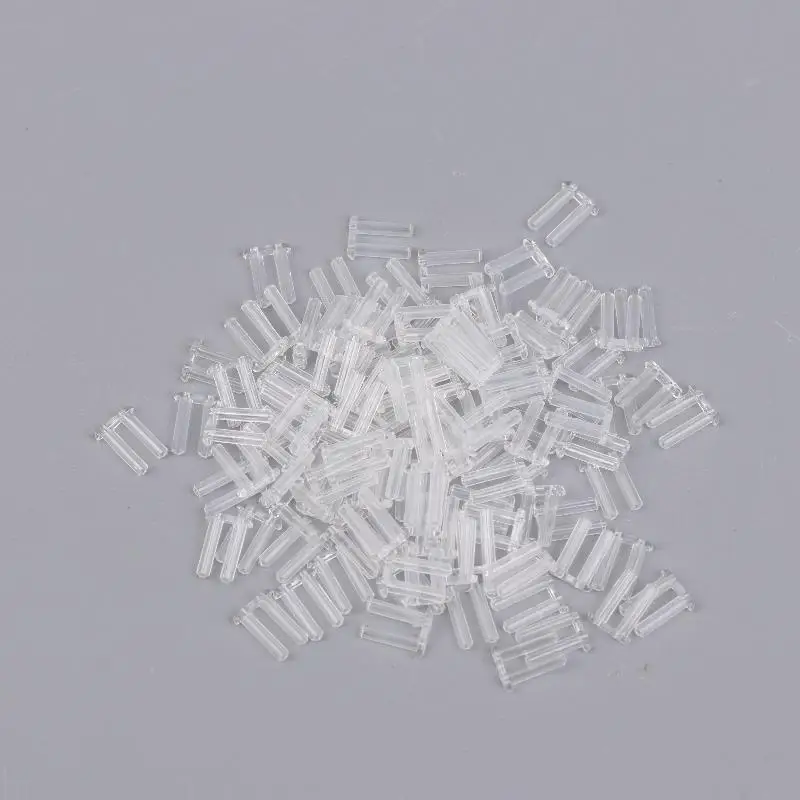 (.) 100pcs Rimless Glasses Double Rubber Plug Lock Bushings Eyeglasses Plastic Double Bushing Pins Repair Eyewear Accessories